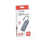 Verbatim CMH-09 USB Type-C 10000 Mbit/s Argent