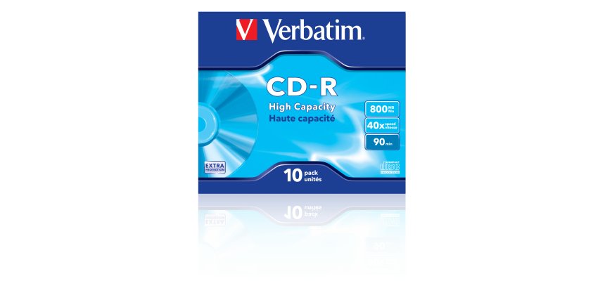 Verbatim CD-R High Capacity 800 MB 40x 10 pieza(s)