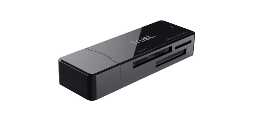 Trust Nanga Compatto lettore di schede USB 3.2 Gen1 - Nero