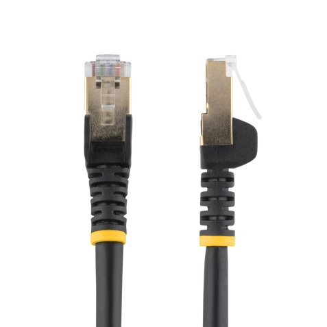 StarTech.com Cable de 2m de Red Ethernet RJ45 Cat6a Blindado STP - Cable sin Enganche Snagless - Negro