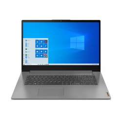 Lenovo IdeaPad 3 17ALC6 AMD Ryzen™ 5 5500U Ordinateur portable 43,9 cm (17.3") WSXGA 8 Go DDR4-SDRAM 512 Go SSD Wi-Fi 6 (802.11ax) Windows 11 Home Français Gris