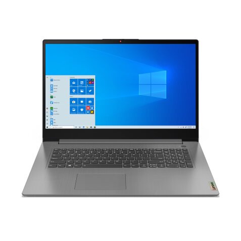 Lenovo IdeaPad 3 17ALC6 AMD Ryzen™ 5 5500U Ordinateur portable 43,9 cm (17.3") WSXGA 12 Go DDR4-SDRAM 512 Go SSD Wi-Fi 6 (802.11ax) Windows 11 Home Français Gris