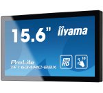 iiyama ProLite TF1634MC-B8X écran plat de PC 39,6 cm (15.6") 1920 x 1080 pixels Full HD LED Écran tactile Multi-utilisateur Noir