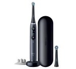 Brosse à dents électrique Oral B iO 8S Brosse A Dents Electrique Noire connectee Bluetooth, 2 Brossettes, 1 Etui De Voyage