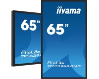 iiyama TF6539AS-B1AG computer monitor 163,8 cm (64.5") 3840 x 2160 Pixels 4K Ultra HD LED Touchscreen Zwart