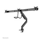Neomounts NM-D775DX3BLACK Monitor arm 17-27" - gas spring - Topfix - 180°-stop