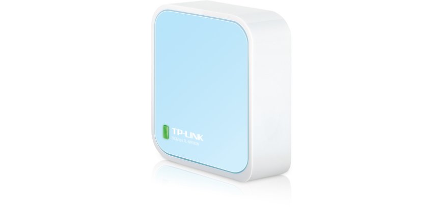 TP-Link TL-WR802N routeur sans fil Fast Ethernet Monobande (2,4 GHz) Bleu, Blanc