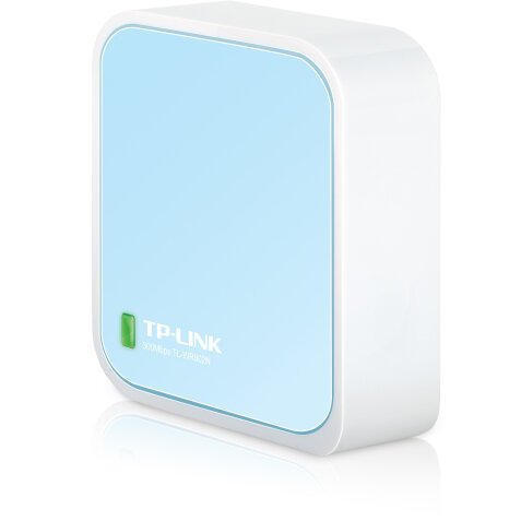 TP-Link TL-WR802N routeur sans fil Fast Ethernet Monobande (2,4 GHz) Bleu, Blanc