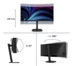 Philips 3000 series 34B2U3600C/00 écran plat de PC 86,4 cm (34") 3440 x 1440 pixels Wide Quad HD LCD Noir