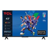 TCL TV LED 4K 108 cm 43P6K 4K HDR avec Google TV 2025