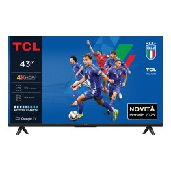 TCL TV LED 4K 108 cm 43P6K 4K HDR avec Google TV 2025