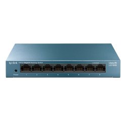 TP-Link LS108G commutateur réseau Non-géré Gigabit Ethernet (10/100/1000) Bleu