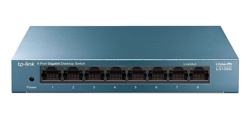 TP-Link LS108G commutateur réseau Non-géré Gigabit Ethernet (10/100/1000) Bleu