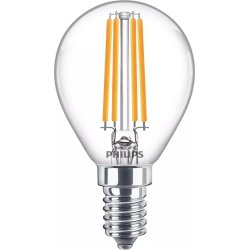 Philips Lampadina candela trasparente a filamento 60 W P45 E14