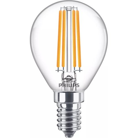 Philips Filament Candle Clear 60W P45 E14