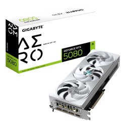 GIGABYTE GeForce RTX 5080 AERO OC SFF 16G Scheda Grafica - 16GB GDDR7, 256 bit, PCI-E 5.0, 2730MHz Core Clock, 3 x DisplayPort, 1 x HDMI, GV-N5080AERO OC-16GD