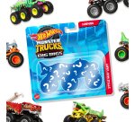 Hot Wheels Monster Trucks Big Rigs, 1:64 Scale Die-Cast Toy Truck with 6 Wheels (Styles May Vary)