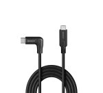 Lindy Câble USB 3.2 Type C de 0.5m, angle droit à 90°, 10Gbit/s, PD 60W