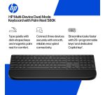 HP Multi-Device Dual-Mode Keyboard with Palm Rest 580K