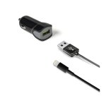 Celly CCUSBLIGHT cargador de dispositivo móvil Universal Negro Encendedor de cigarrillos Auto