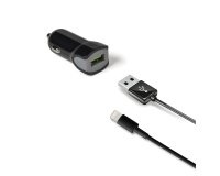 Celly CCUSBLIGHT cargador de dispositivo móvil Universal Negro Encendedor de cigarrillos Auto