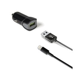 Celly CCUSBLIGHT cargador de dispositivo móvil Universal Negro Encendedor de cigarrillos Auto