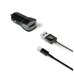 Celly CCUSBLIGHT cargador de dispositivo móvil Universal Negro Encendedor de cigarrillos Auto