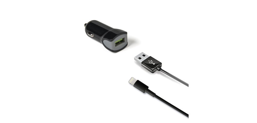 Celly CCUSBLIGHT cargador de dispositivo móvil Universal Negro Encendedor de cigarrillos Auto