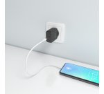 AISENS Cargador GaN 45W, 1xUSB-C PD3.0, Negro