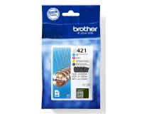 Brother LC421VAL - Pack de 4 cartouches d'encre originales