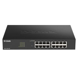 D-Link DGS-1100-16V2 switch Gestionado L2 Gigabit Ethernet (10/100/1000) Negro