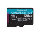 Kingston Technology Carte microSDXC Canvas Go Plus Gen4 200 Mo/s A2 U3 V30 128 Go + adaptateur
