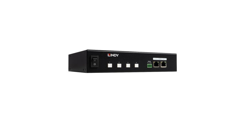 Lindy 32622 unité de distribution d'énergie 4 sortie(s) CA 1U Noir