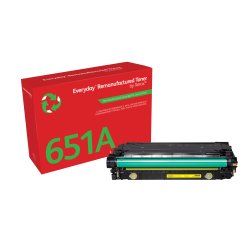 Toner rigenerato Everyday™ di Xerox Giallo compatibile con HP 651A 650A 307A (CE342A/CE272A/CE742A), Capacità standard