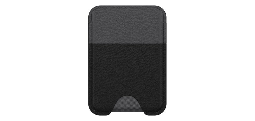 OtterBox Symmetry Cactus Leather Wallet with MagSafe for iPhone 16, Black Ash