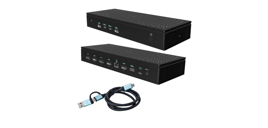 i-tec Universal 5x 4K/60Hz Display Docking Station + Power Delivery 100W