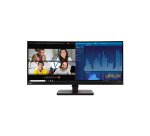 Lenovo ThinkVision P34w-20 pantalla para PC 86,7 cm (34.1") 3440 x 1440 Pixeles Wide Quad HD LED Negro