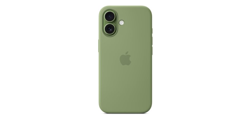Apple iPhone 17 Silicone Case with MagSafe – Light Moss