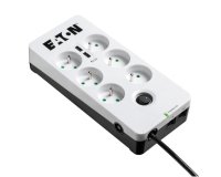 Eaton PB6TUF protection surtension Noir, Blanc 6 sortie(s) CA 220 - 250 V 1,5 m