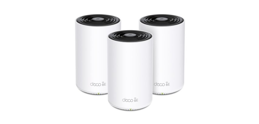 TP-Link Deco XE75 Tri-band (2,4 GHz / 5 GHz / 6 GHz) Wi-Fi 6E (802.11ax) Wit 3 Intern