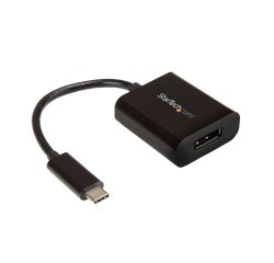 StarTech.com USB-C naar DisplayPort Adapter - 4K 60Hz/8K 30Hz - USB Type-C naar DP 1.4 HBR2 Dongle - Compacte USB-C (DP Alt Mode) Video Converter - Compatibel met Thunderbolt 3