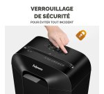 Fellowes Powershred LX25M destructeur de papier Découpage en particules Noir