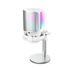 Trust GXT 238W Auron Gris, Blanc Microphone pour podcast