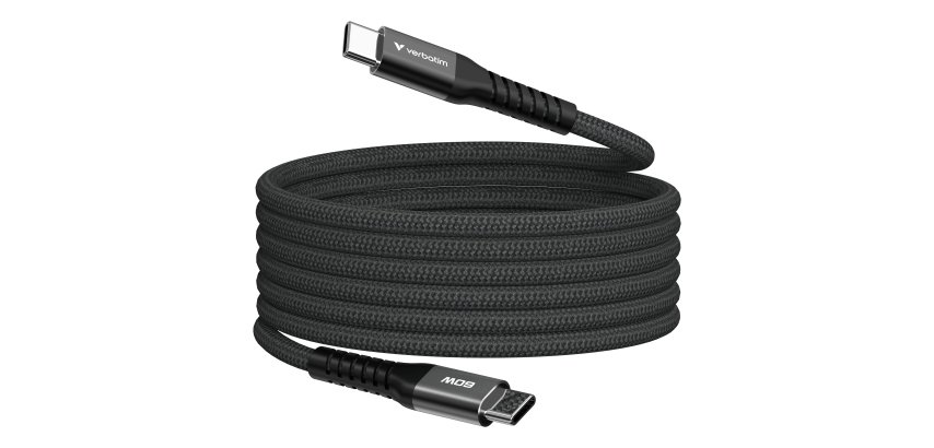 Verbatim 31859 cavo USB USB 2.0 1,2 m USB C 0,48 Gbit/s 60 W Nero