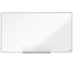 Tableau blanc nobo widescreen 40\" emaille cadre mince       systeme invisamount fixation  masquee 89x50cm