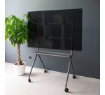 TooQ iSTAND Soporte de Suelo con Ruedas para Pantallas 50"- 86", Gris