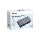 Verbatim CDS-17 Avec fil USB 3.2 Gen 1 (3.1 Gen 1) Type-C Noir, Gris