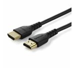 StarTech.com Câble HDMI Fin de 1,5 m, Câble HDMI 2.0 Flexible Certifié Premium avec Ethernet, UHD 4K 60Hz HDR10, Conception Durable en Fibre d'Aramide avec Gaine en TPE