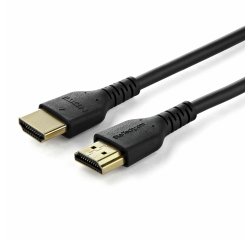StarTech.com Cable HDMI 2.0 de Alta Velocidad con Ethernet Certificado Premium de 1,5m - 4K 60Hz - HDR10 - HDR - Ultra HD - Cable HDMI de Servicio Pesado - Macho a Macho