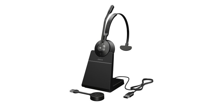Jabra Engage 55 SE Casque Sans fil Arceau Bureau/Centre d'appels Noir